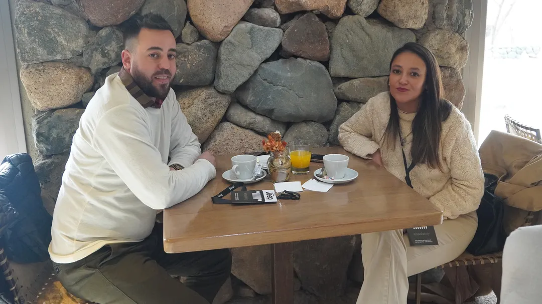 Gabriel Hidalgo y Florecia Giamportone.