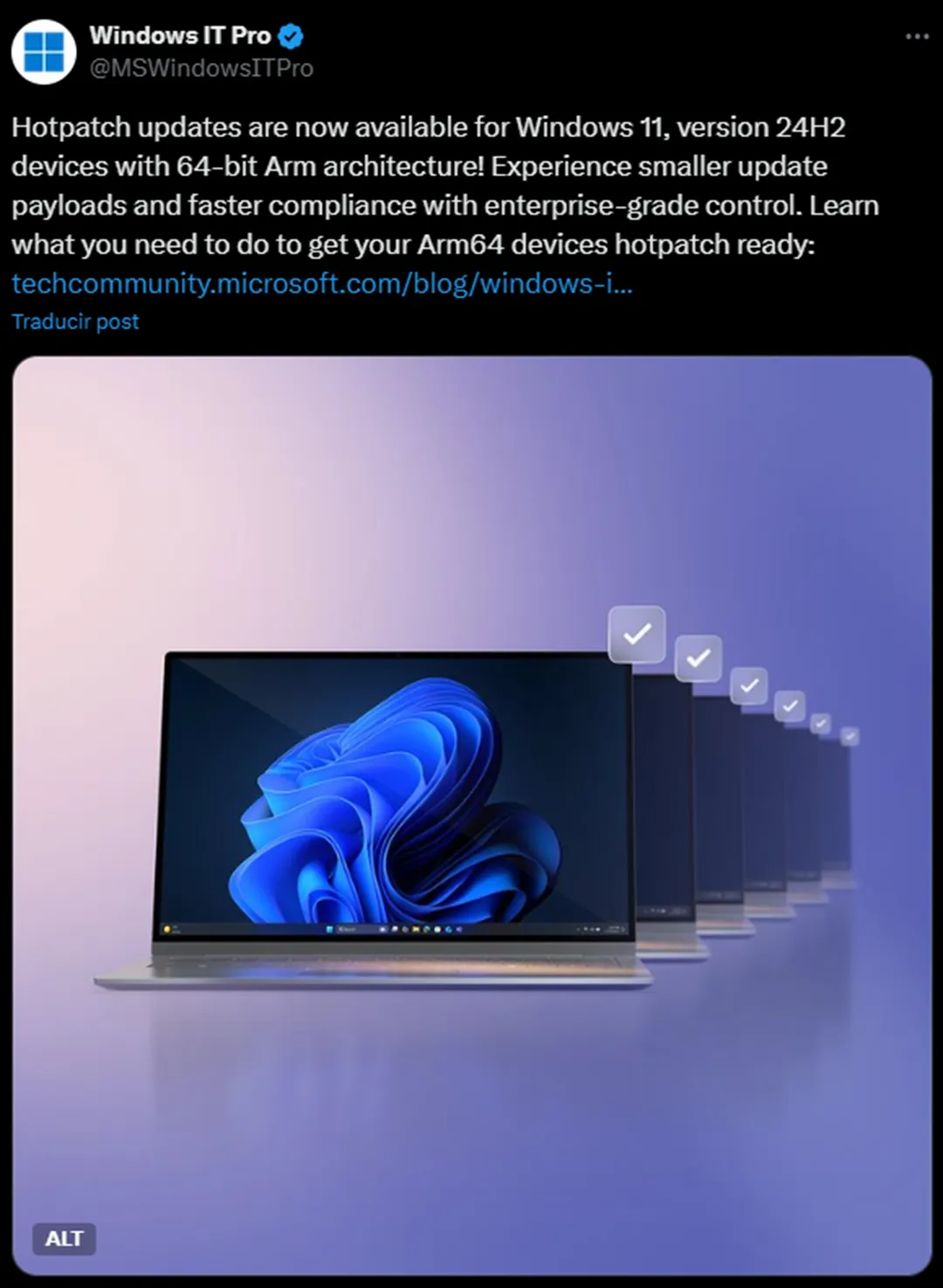 Comunicado de blog oficial de Microsoft Learn.