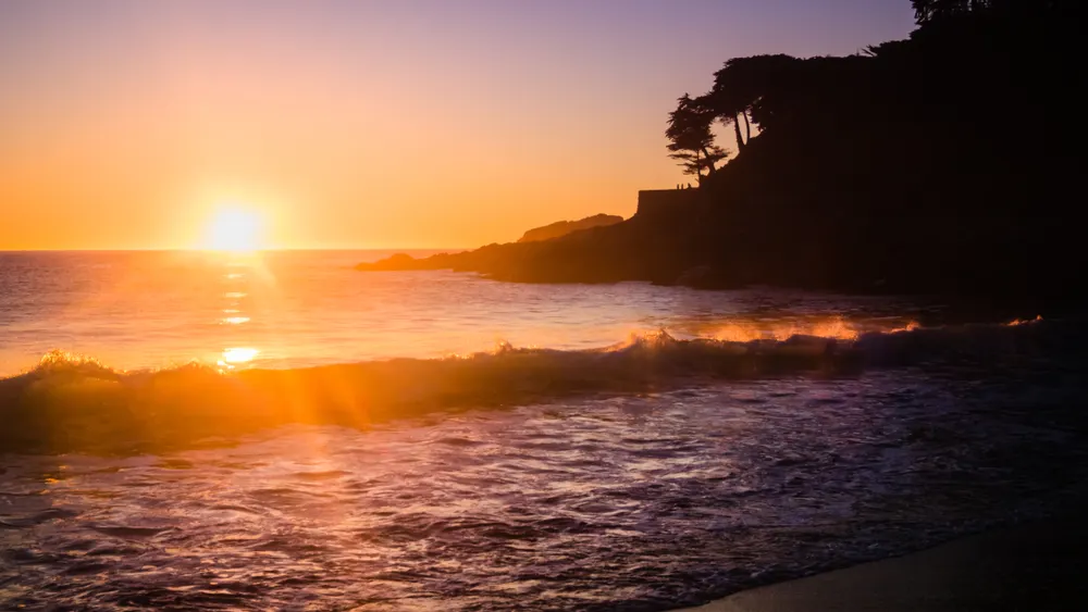 Los atardeceres en Zapallar son uno de sus principales atractivos. Foto: Shutterstock