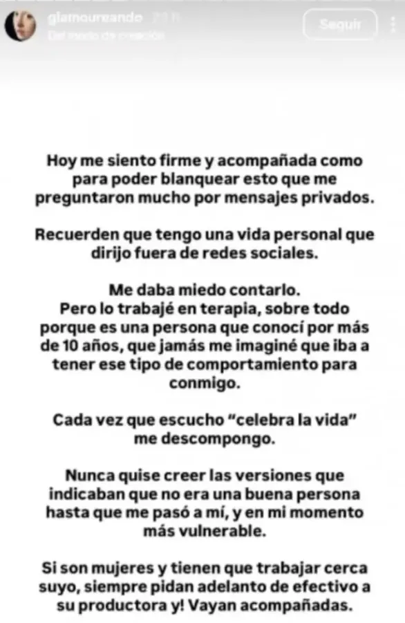 Los mensajes enviados por WhatsApp forman parte del expediente llevado a la televisión.