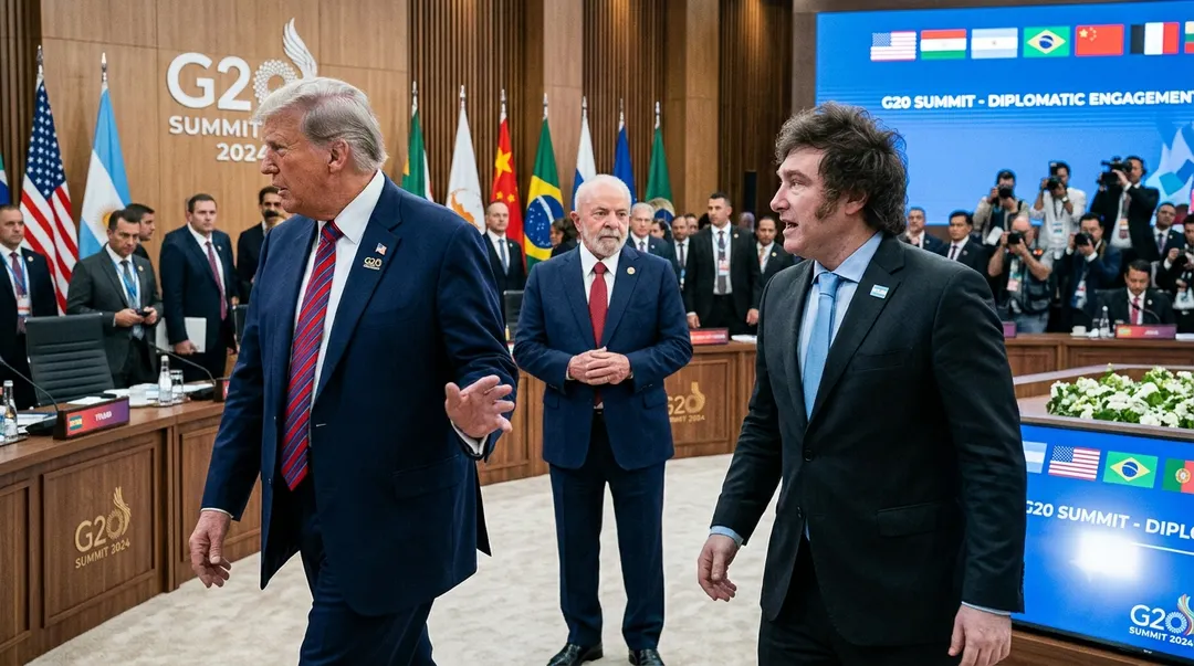Milei se muestra cercano a Trump y lejano a Lula.