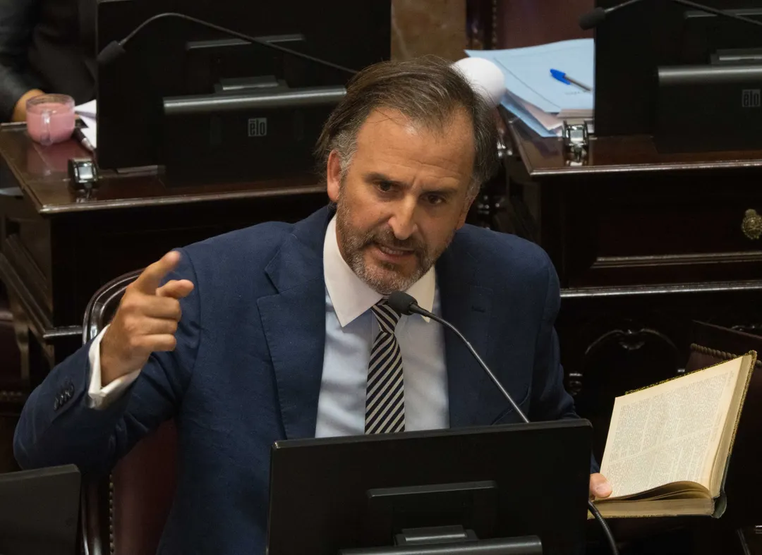 El senador Joaquín Benegas Lynch.