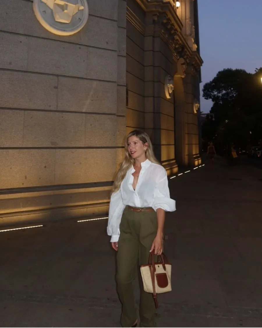 El look de Laurita Fernández en Madrid.