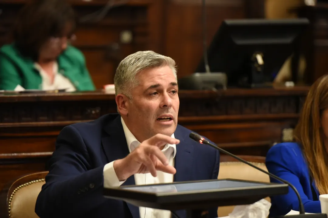 Germán Gómez, el diputado provincial que impulsa el reconocimiento a Lionel Messi.