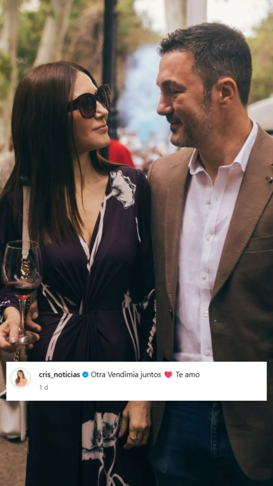 Cristina Pérez junto a Luis Petri. 