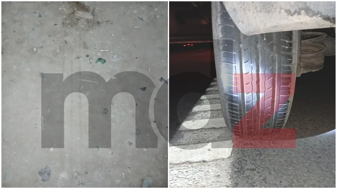 Las huellas del vehículo de la víctima fueron detectadas en el ingreso de una propiedad de calle Lamadrid. 