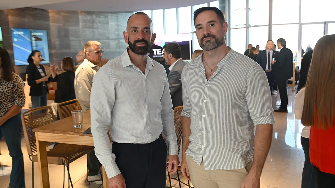 Dr. Rolando Ribaudo y Ramiro Petruzzi.
