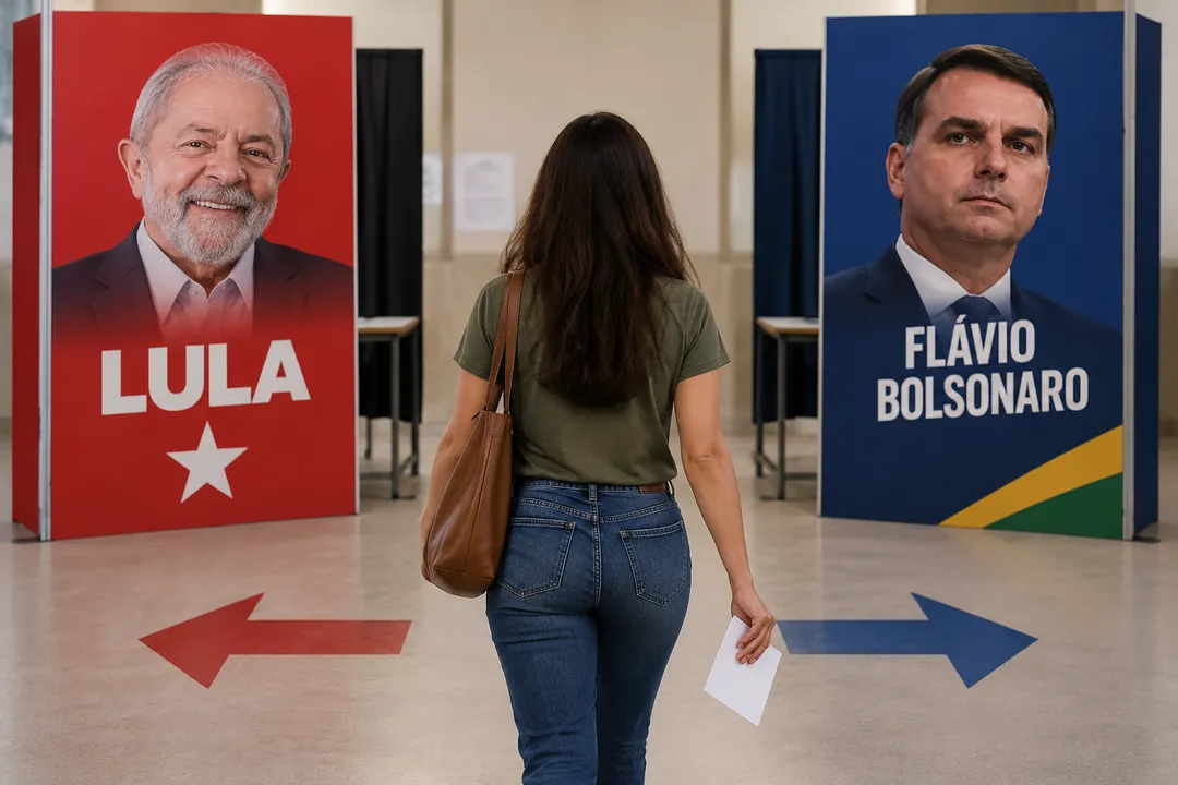 En un eventual balotaje, la encuesta de Quaest registra un 42% de intención de voto para cada candidato.