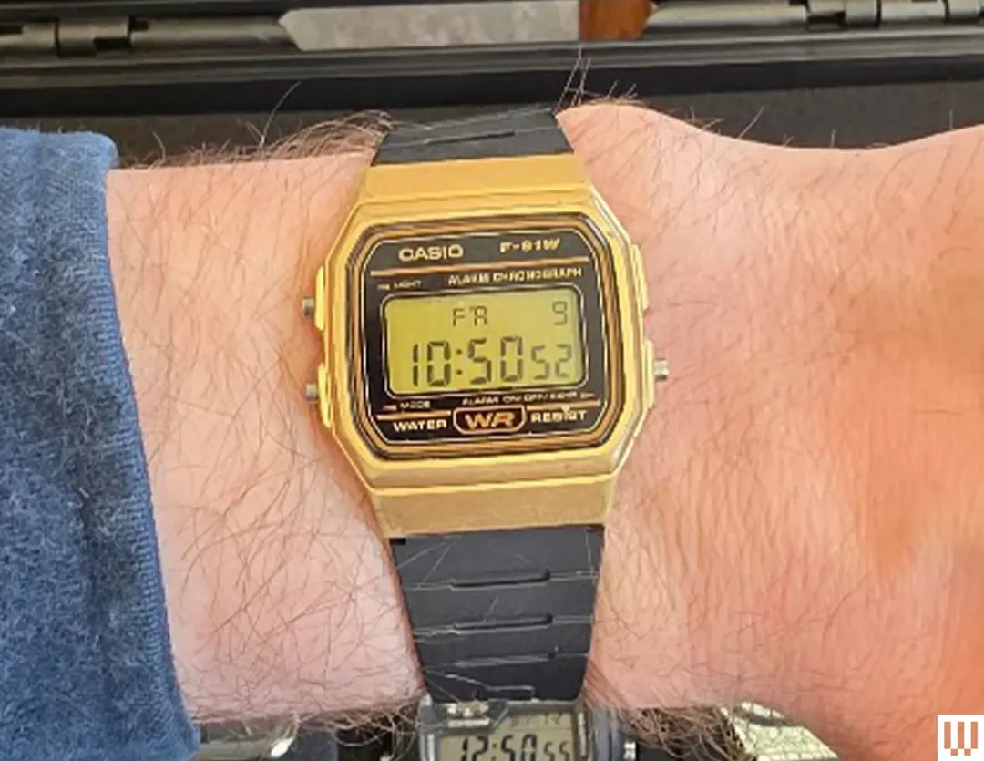 El F91W es el modelo más vendido entre los relojes clásicos de la marca por su ligereza.