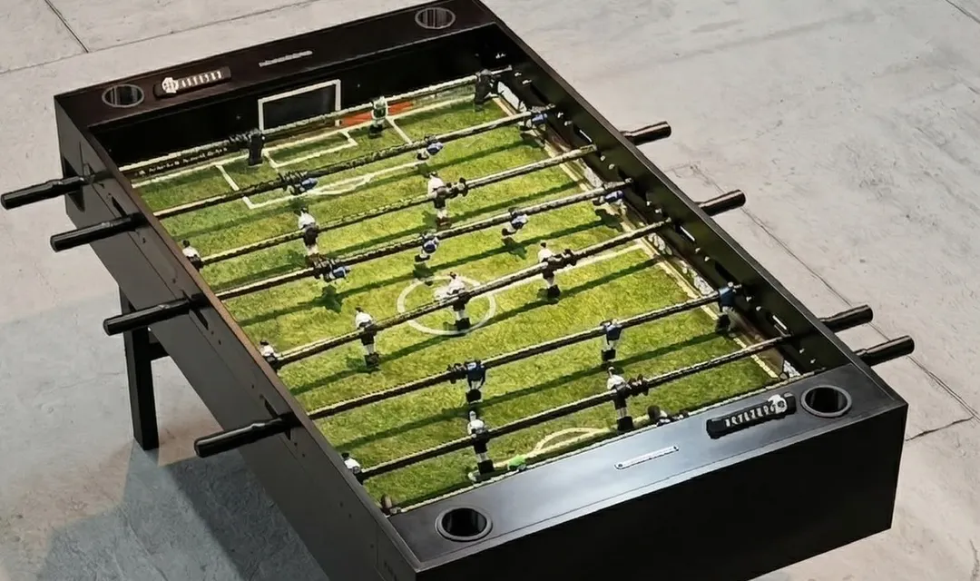 Uno de los modelos del metegol de Capocannoniere.