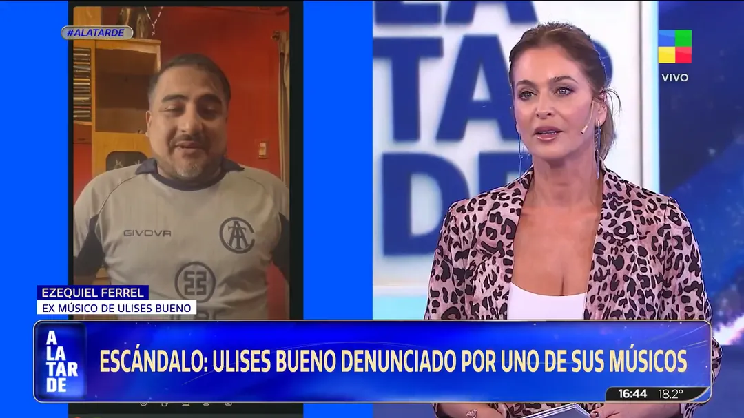 Ulises Bueno fue denunciado por un exmiembro de su banda. 