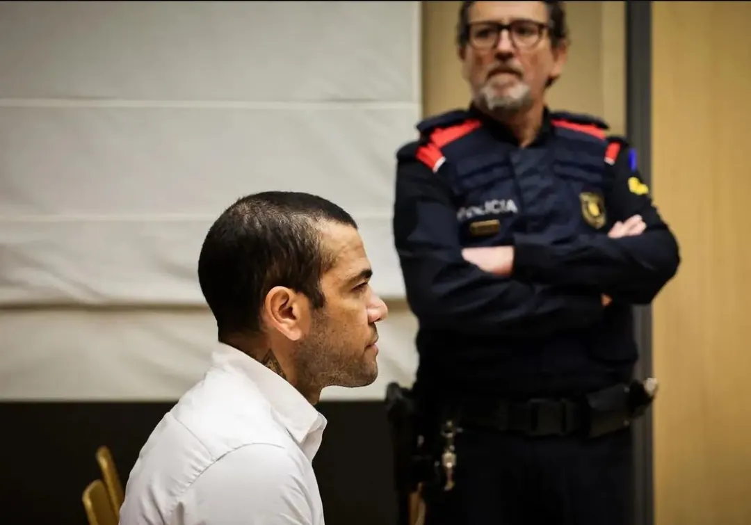 Dani Alves fue condenado por el delito de agresión sexual. Foto: Archivo
