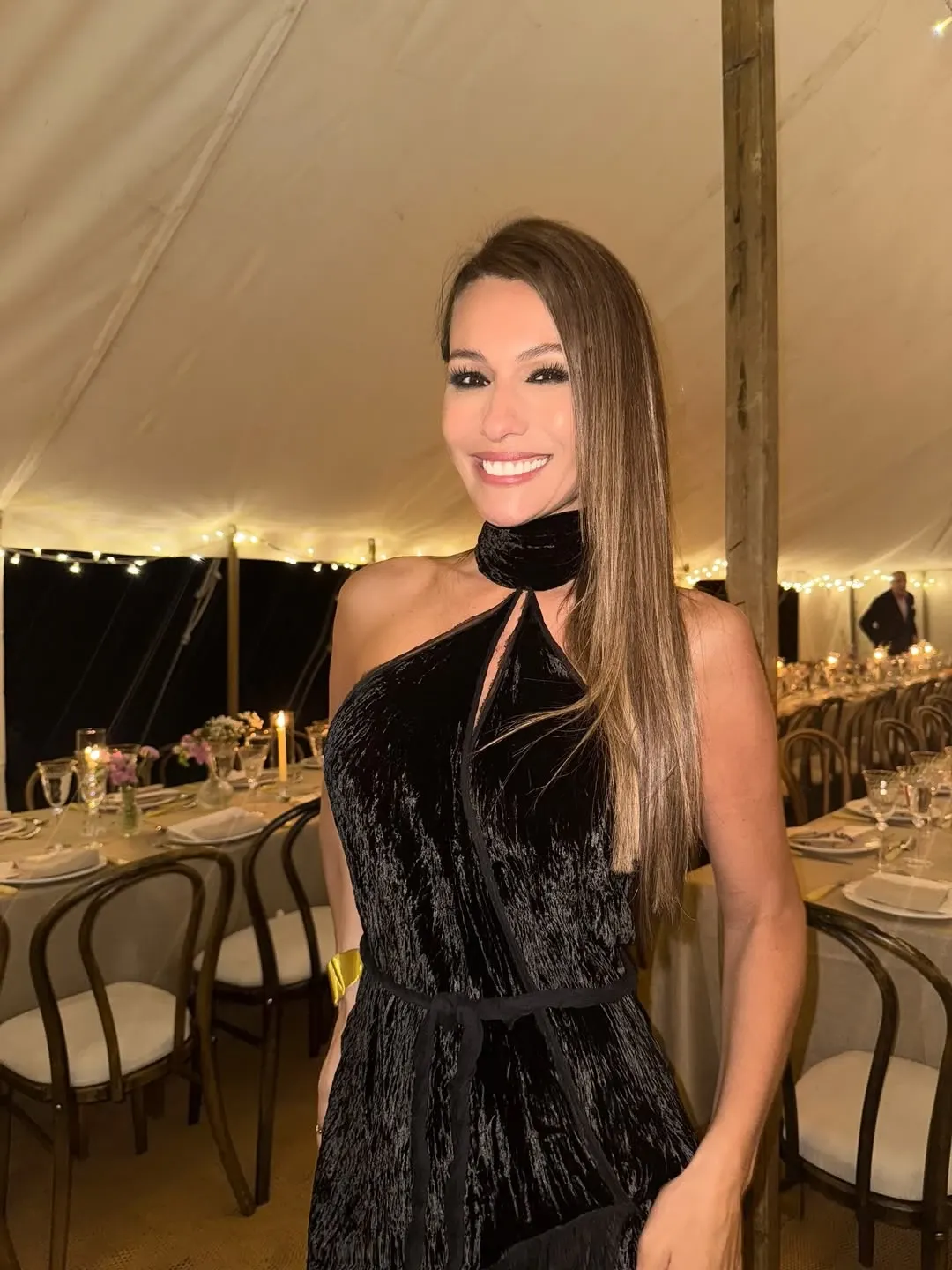 El look de Pampita en el festejo de Martín Pepa.