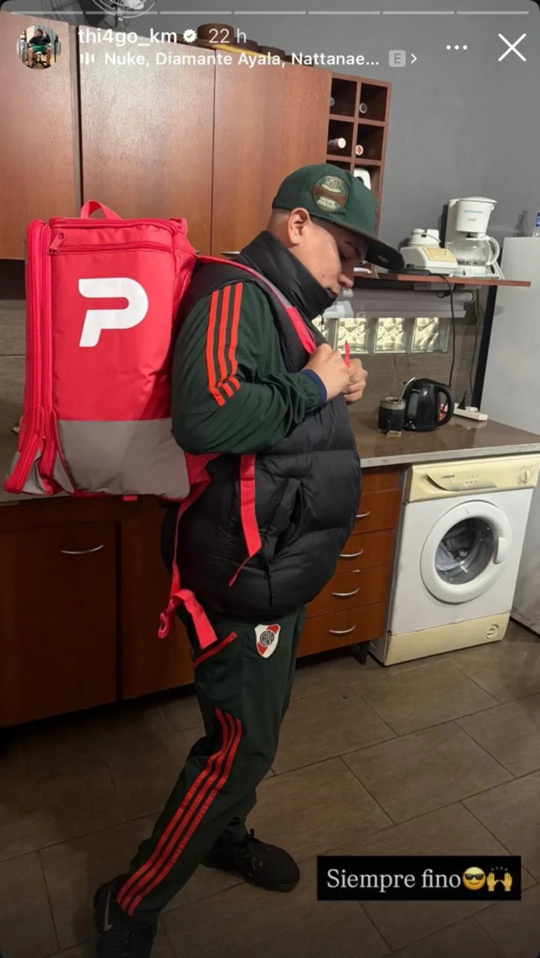 Medina ahora hace delivery.