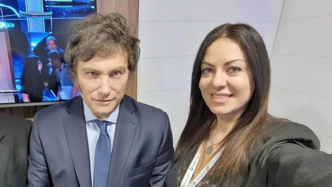 Javier Milei junto a la Ministra de Capital Humano, Sandra Pettovello.