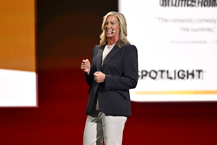Amy Reinhard, presidenta del sector de publicidad de Netflix.