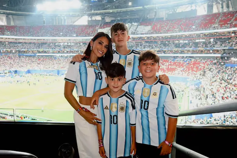 La familia Messi.