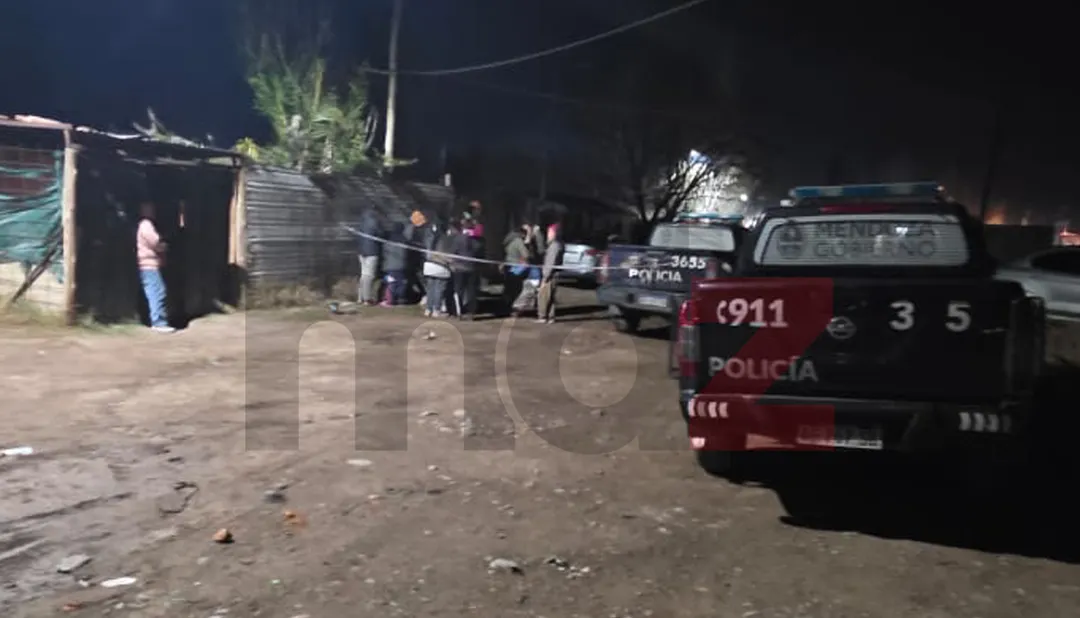 La escena policial tras el crimen del niño de 7 años en Las Heras.