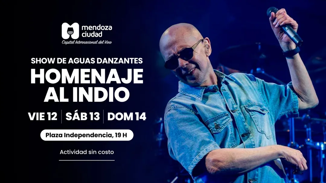 Homenaje al Indio Solari en Mendoza.