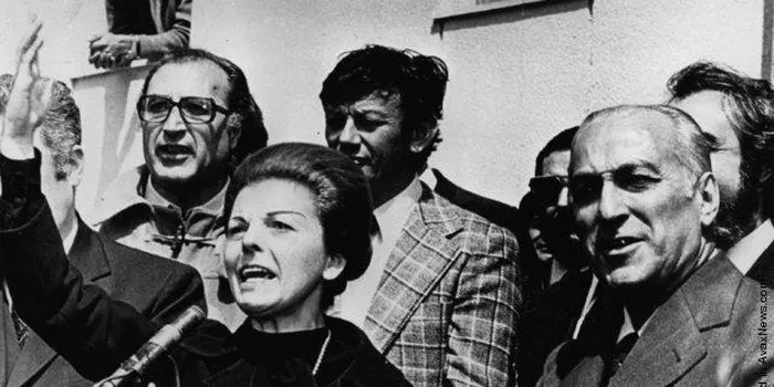 Isabel Perón junto a López Rega, creador de la Alianza Anticomunista Argentina (Triple A).