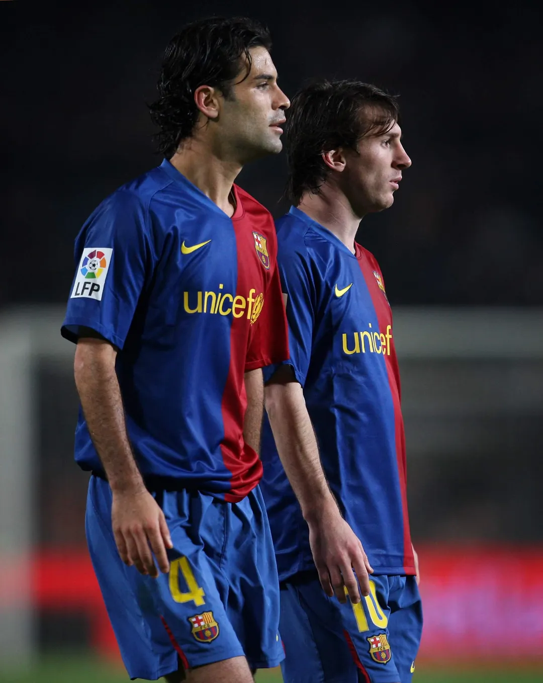 Rafa Márquez y Messi jugaron juntos en Barcelona entre 2004 a 2010.