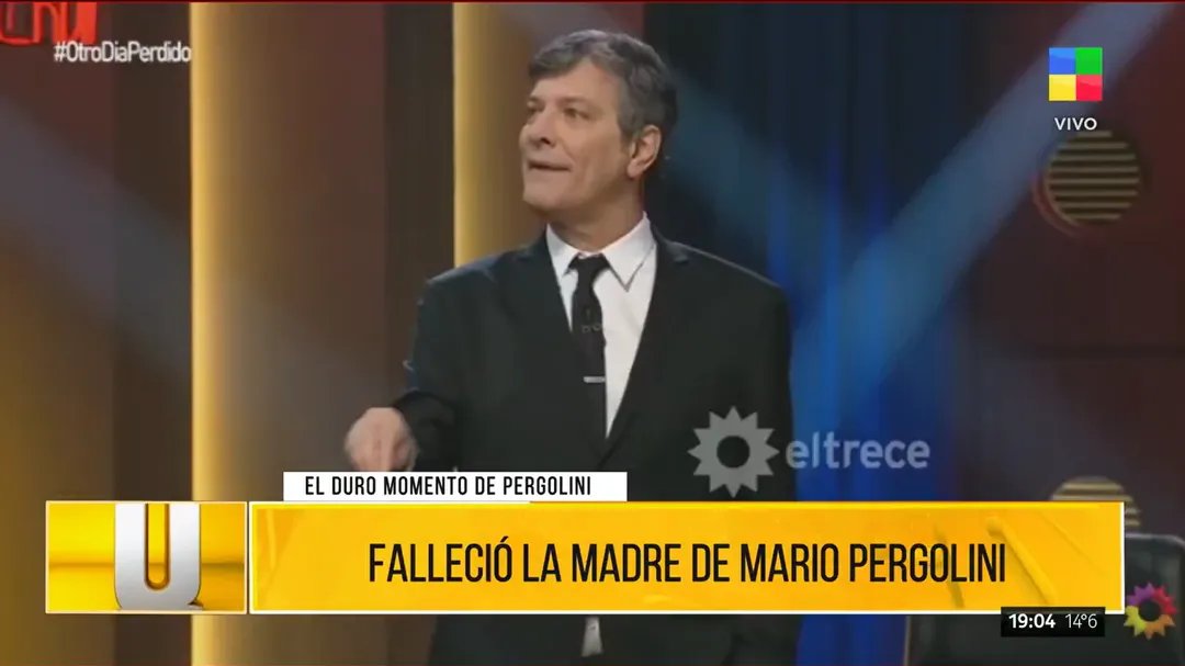 Mario Pergolini recordó a su madre en Otro Día Perdido. 