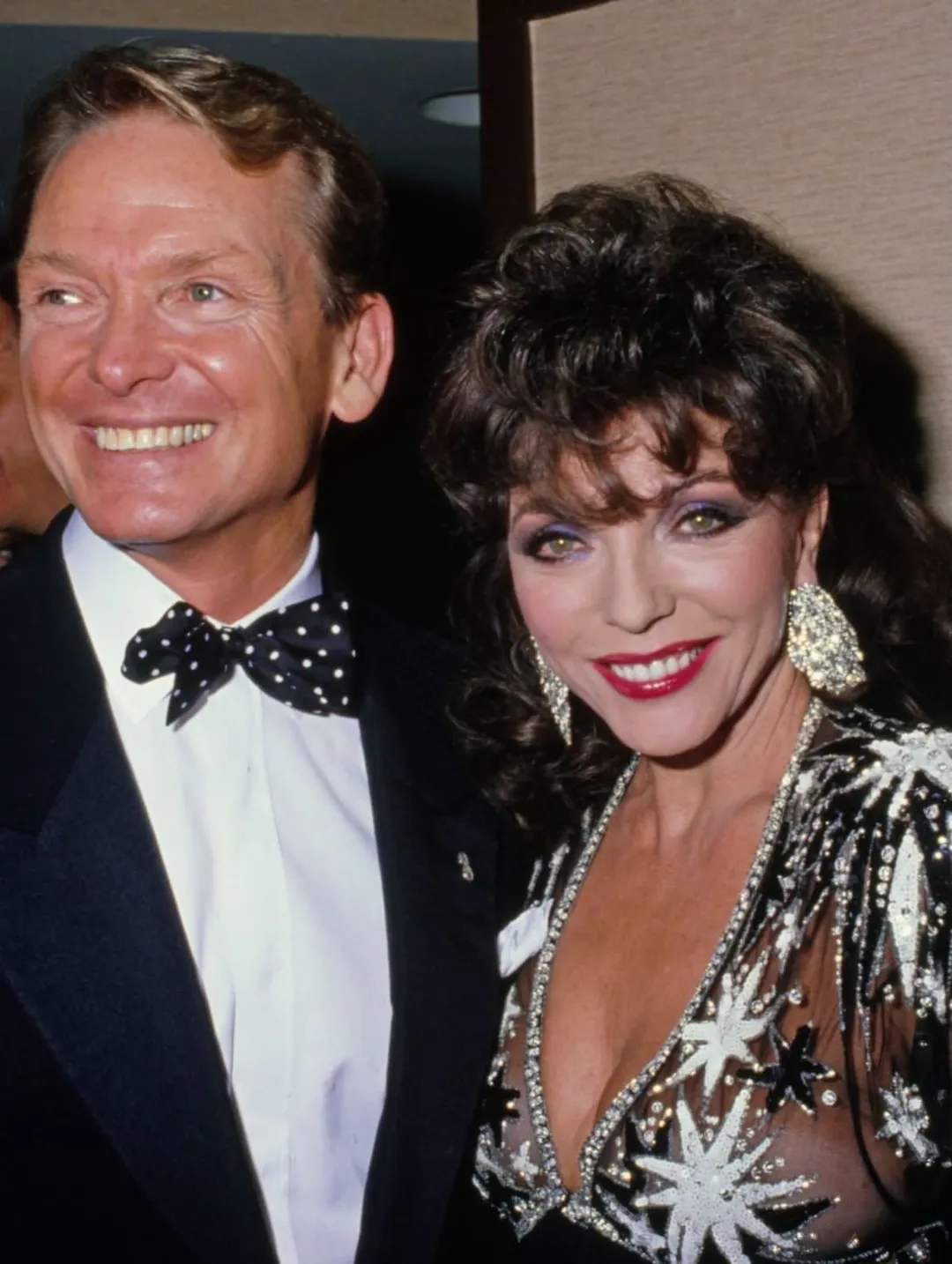 Joan Collins, la actriz protagonista de la famosa serie Dinastía.