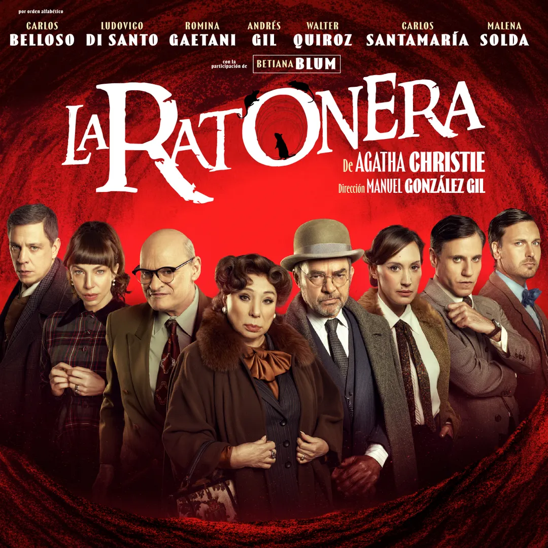 La Ratonera desembarcará en el Teatro Liceo en septiembre.
