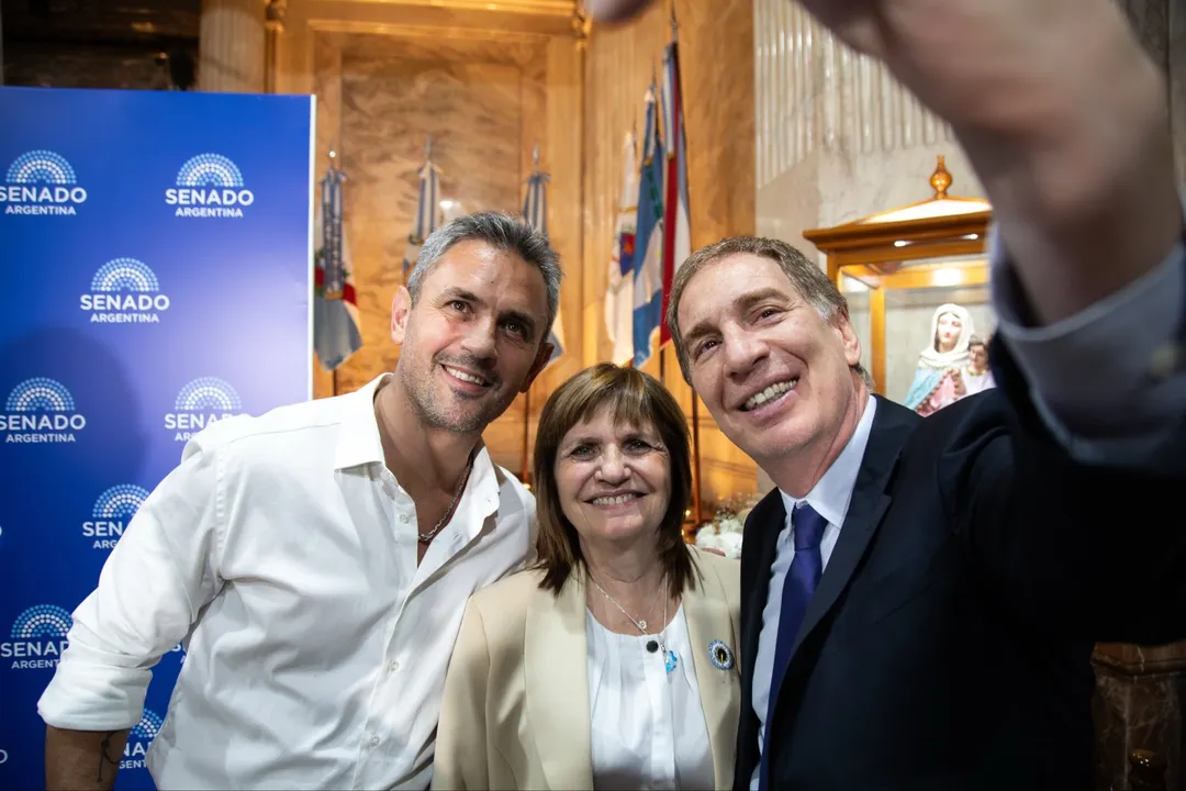 Martín Menem, Patricia Bullrich y Diego Santilli lideran los esfuerzos para garantizar el avance de la reforma laboral en el Congreso.