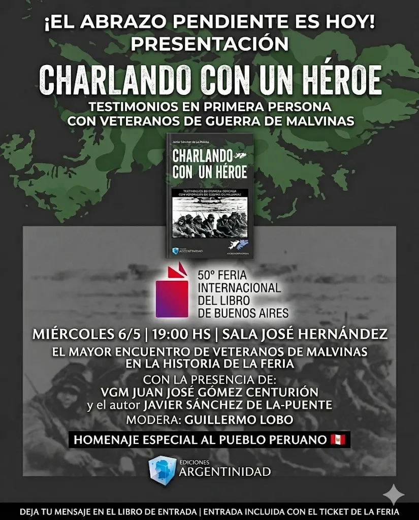 Martes 6 de mayo en la Feria del Libro.
