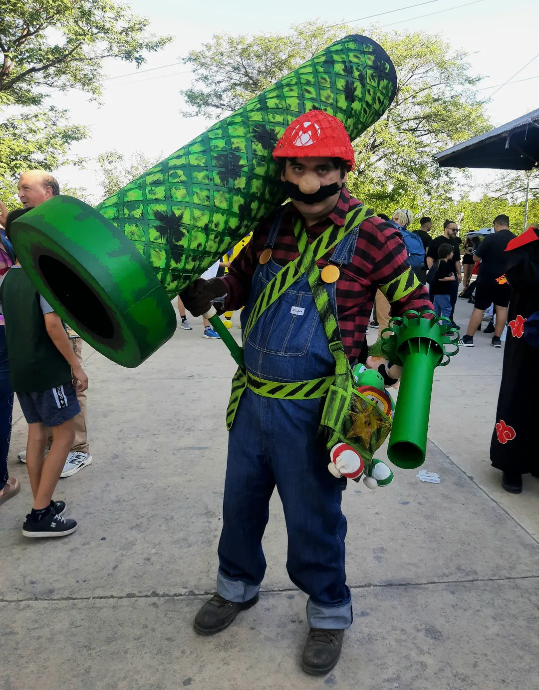 Mario llegó a la Mendotaku con todo.