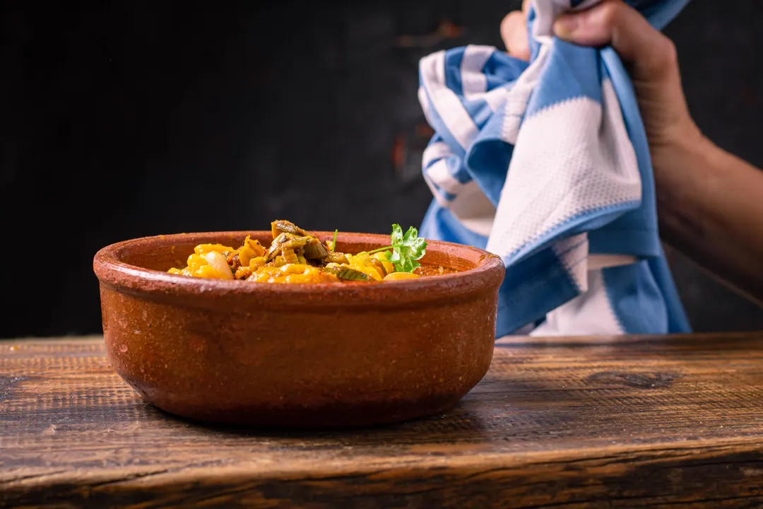 Locro, plato típico de las fechas patrias.