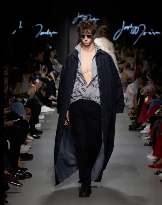 Joseph Mendoza at Moscow Fashion Week.