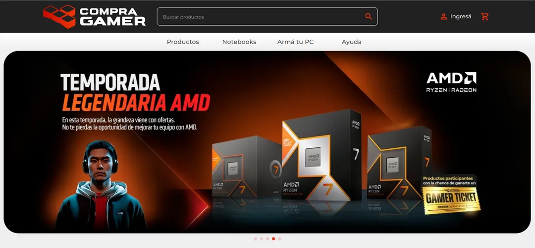 Compragamer es una de las tiendas más elegidas por usuarios que buscan componentes y PC armadas en Argentina.