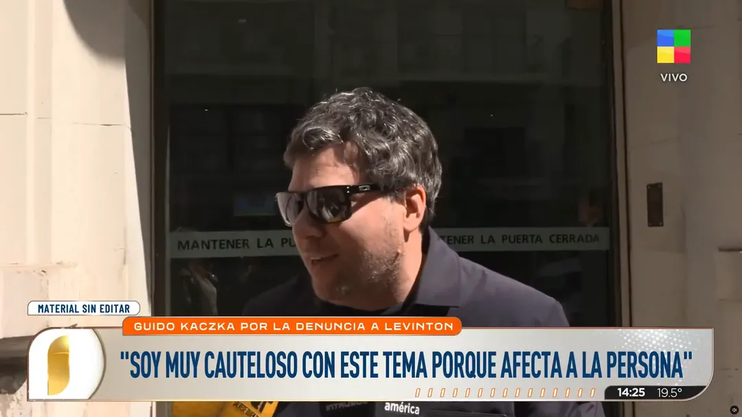 Guido Kaczka rompió el silencio.