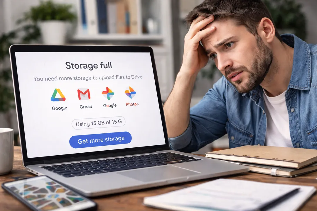 Google permite liberar espacio eliminando archivos pesados, correos antiguos y fotografías que ya no necesitamos.