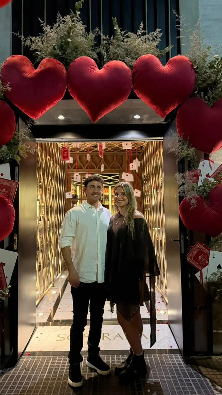 Ellos pasaron una noche inolvidable de San Valentín en Soberana.