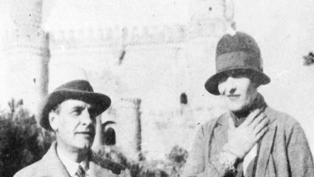 Victoria Ocampo y José Ortega y Gasset en las afueras de Madrid en 1929 Foto: Archivo Fundación Ortega y Gasset