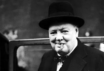 Winston Churchill.