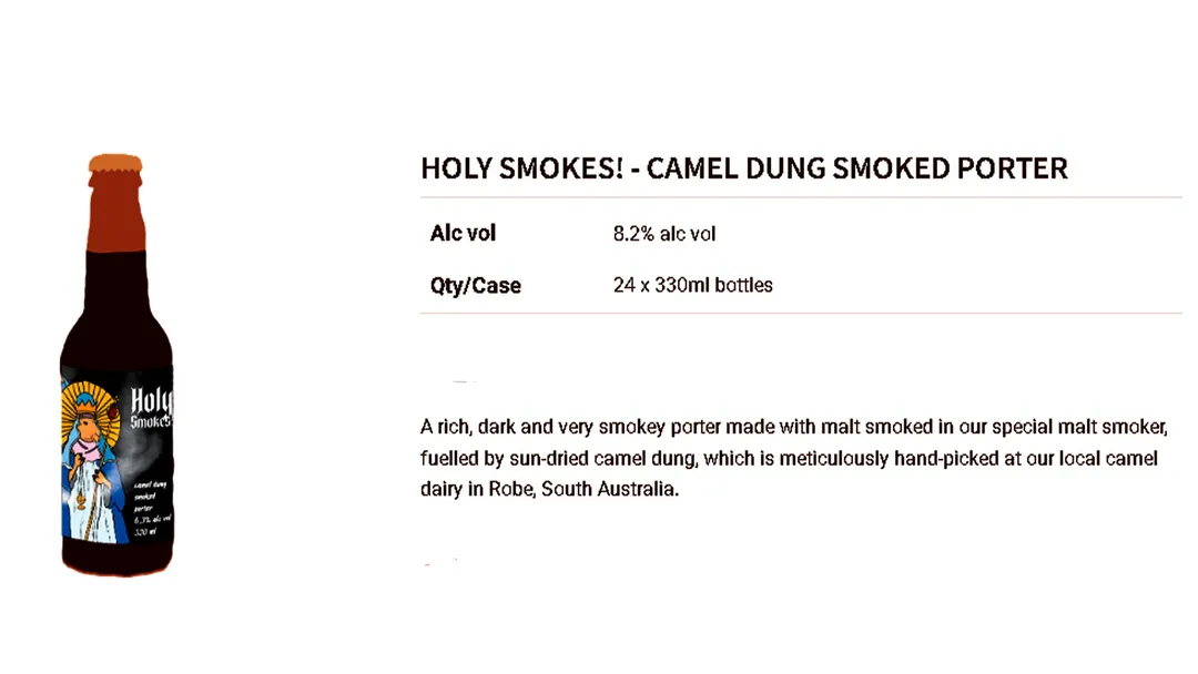 Los camellos de Humpalicious reciben grano sobrante de la producción cervecera.