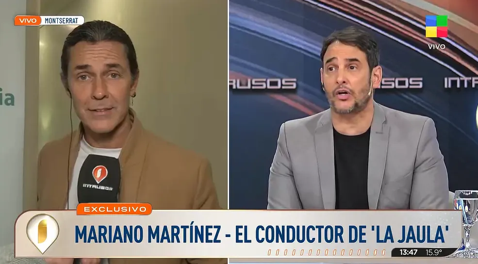 Los conductores se sacaron chispas en pleno vivo. 