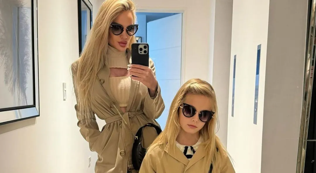 Luli Salazar y su hija Matilda.