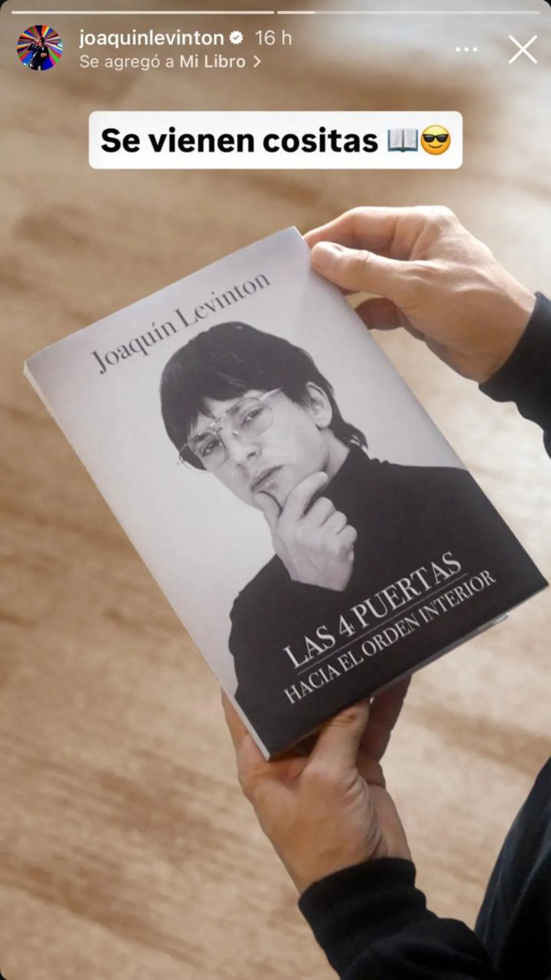 El músico reveló que lanzará un libro.