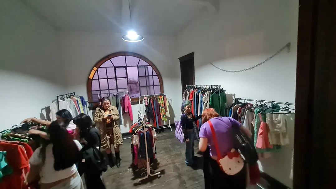 La habitación en la que se elegían las prendas para el trueque.