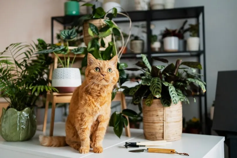 La orina de gato puede dañar las raíces y afectar el crecimiento de las plantas. Foto: Archivo