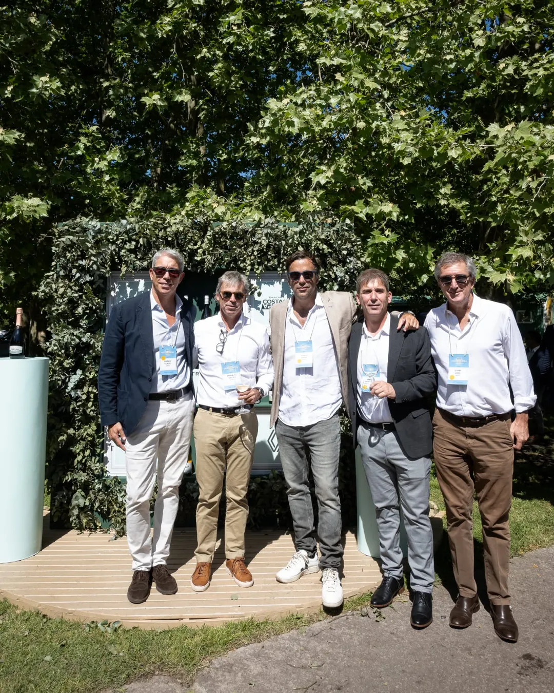 Dionisio Quesada, Carlos Mackinlay, Matias Rosales, Adrián Marcos y Diego Quirno.