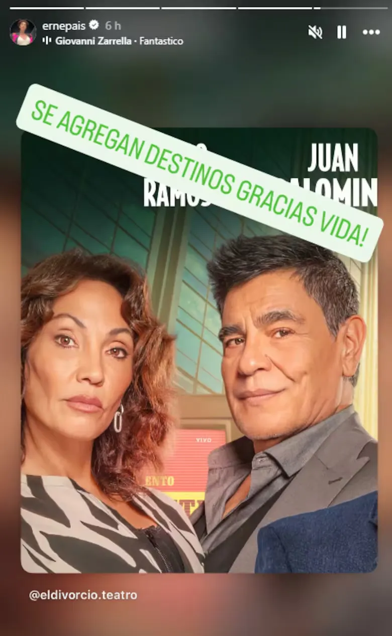 La última publicación de Ernestina Pais en sus redes sociales.