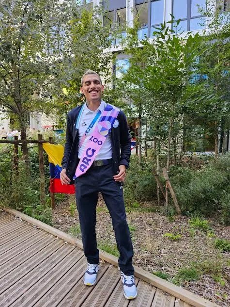 Hernán Barreto en los Juegos Paralímpicos.