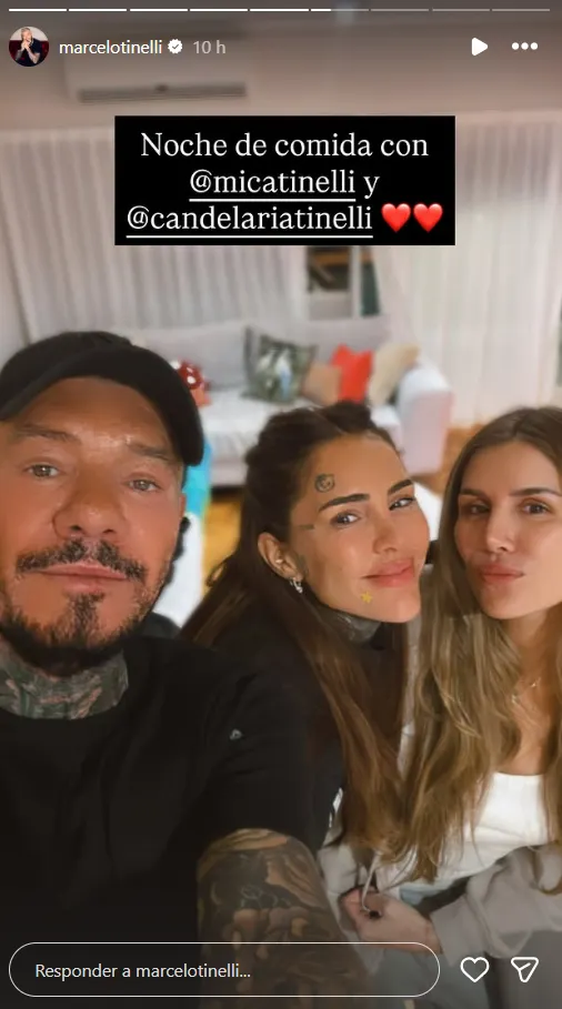 Marcelo Tinelli se mostró junto a sus hijas tras la renuncia a Carnaval Stream. 