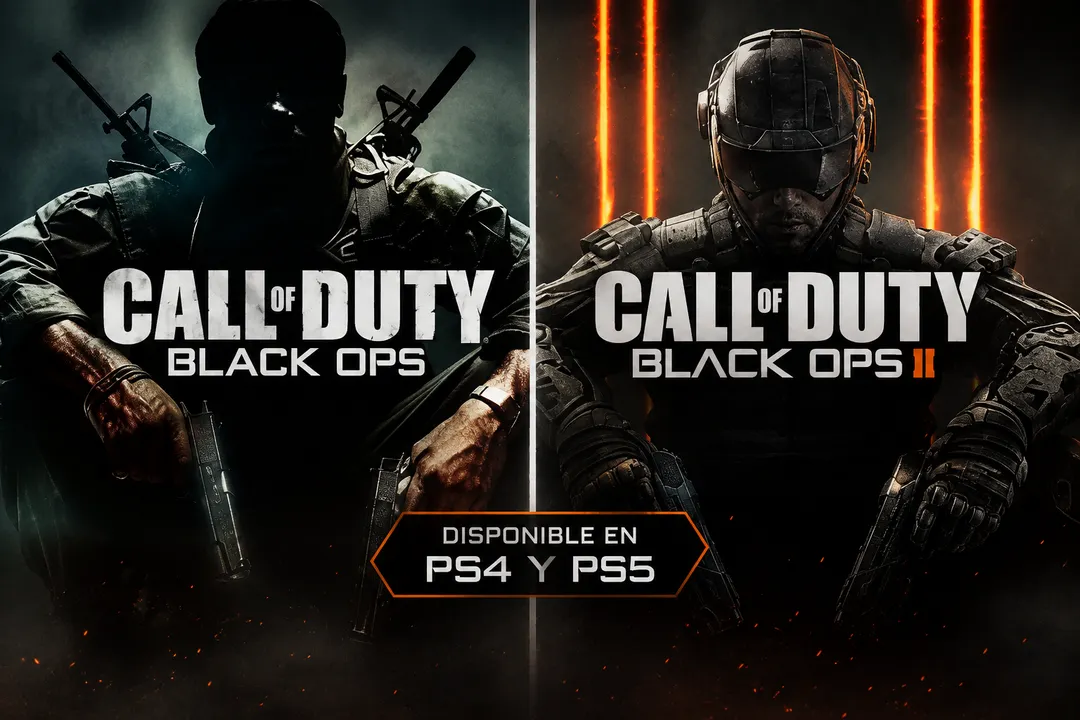 Treyarch apuesta por la nostalgia con el regreso de Call of Duty: Black Ops y Call of Duty: Black Ops 2 para PlayStation.